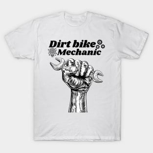 Dirt bike mechanic. Awesome Dirt bike/Motocross design. T-Shirt